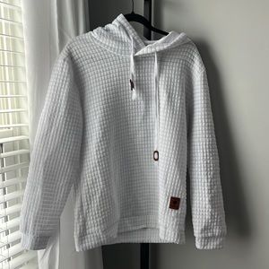 Men’s white hoodie